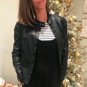 French Connection Faux Leather Jacket